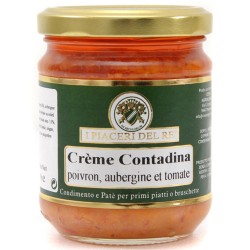 Crème Contadina (poivron. aubergine. tomate) 190g I Piaceri del Re